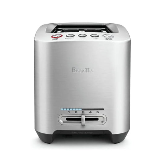Breville Die-Cast Smart Toaster, 2-Slice, Brushed Stainless Steel