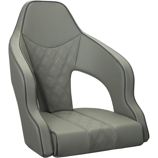 Deluxe Pro High-Back Boat Seat Pontoon Captain Chair