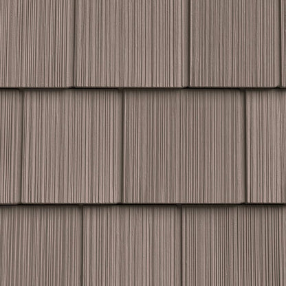 The Foundry Vinyl Perfection Shingles, 7in W X 60 3/4 L, 34 Panels/Carton, 100 Sq Feet, Shadow - 008