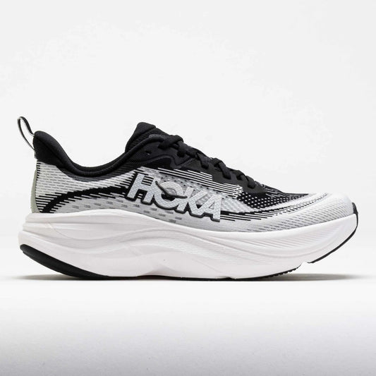 Women's Black/White Running Shoes - Skyflow