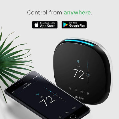 ecobee Smart Thermostat With Built-In Alexa And Room Sensor