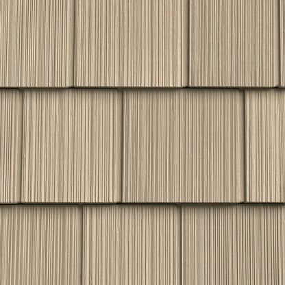 The Foundry Vinyl Perfection Shingles, 7in W X 60 3/4 L, 34 Panels/Carton, 100 Sq Feet, Shadow - 008