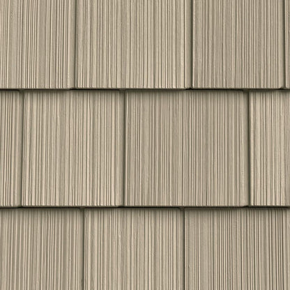 The Foundry Vinyl Perfection Shingles, 7in W X 60 3/4 L, 34 Panels/Carton, 100 Sq Feet, Shadow - 008