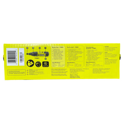 RYOBI 12V Cordless Rotary Tool Kit - 35 Accessories, 3 Attachments