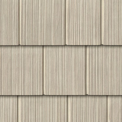 The Foundry Vinyl Perfection Shingles, 7in W X 60 3/4 L, 34 Panels/Carton, 100 Sq Feet, Shadow - 008
